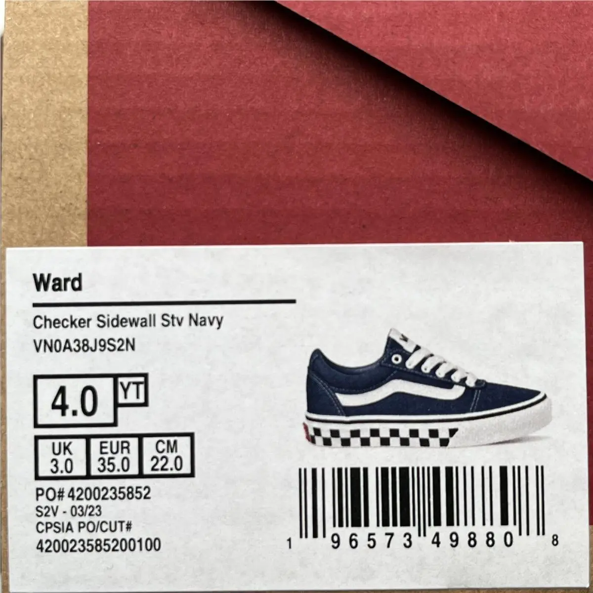 Vans shoes - Vans Ward - Ward - Blue (UPC: 196573498808) 7