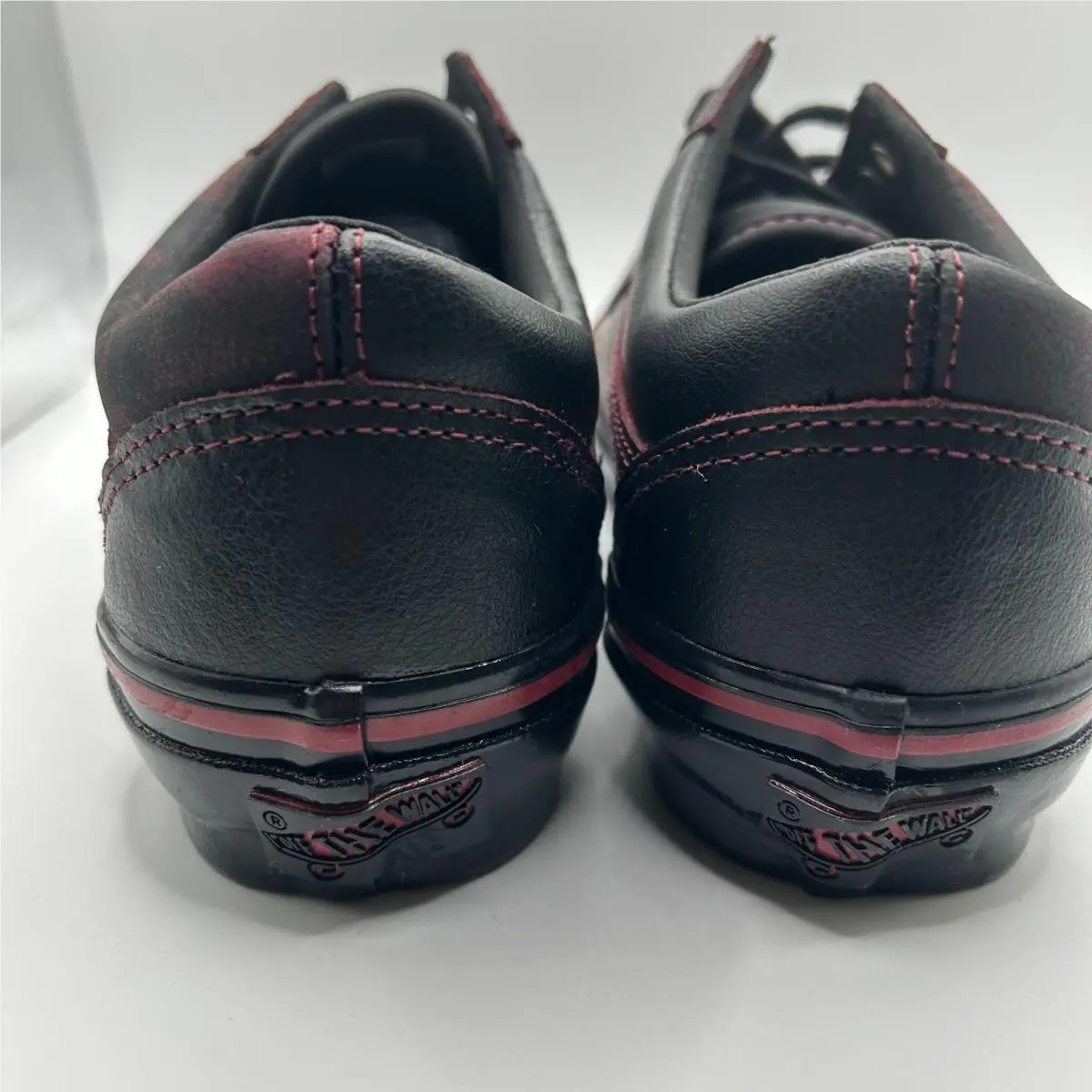 Vans shoes - VANS Old Skool - Old Skool - VN000EDAKRK - Dark Red / Black 3