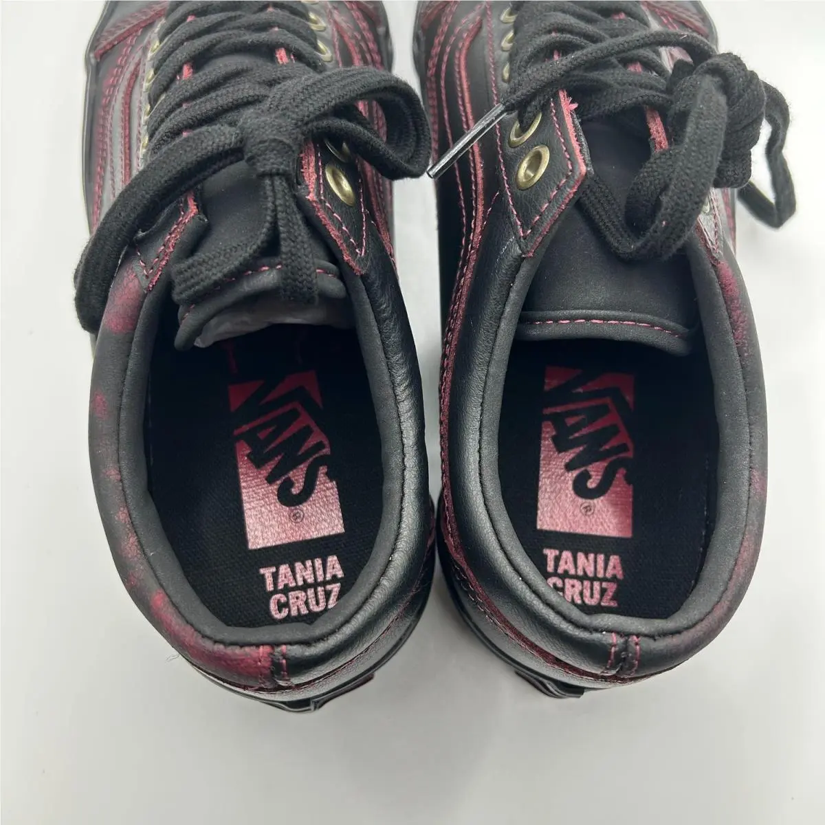 Vans shoes - VANS Old Skool - Old Skool - VN000EDAKRK - Dark Red / Black 4