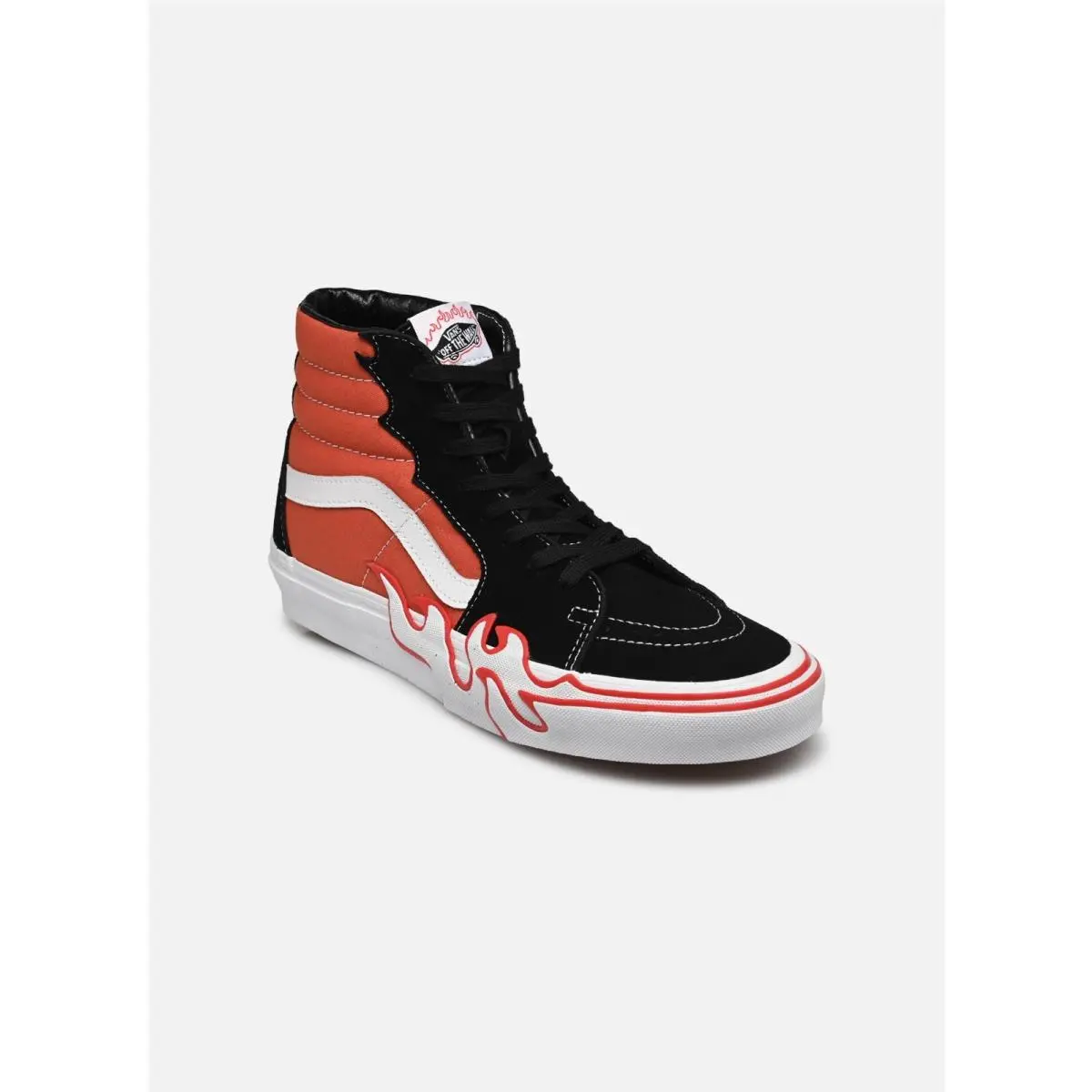Vans Niedrige Sneaker SK8-Hi Flame Herren in Burnt Ochre Size 10.5 Men 12 Women
