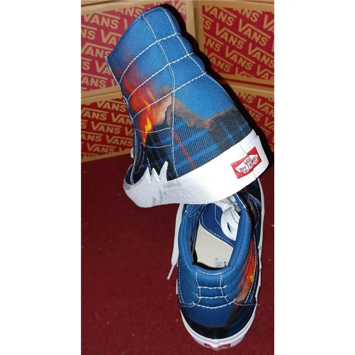 Vans shoes - VANS SK8-HI Bolt - Bolt - VN0A5JIV1P4 - Blue 9