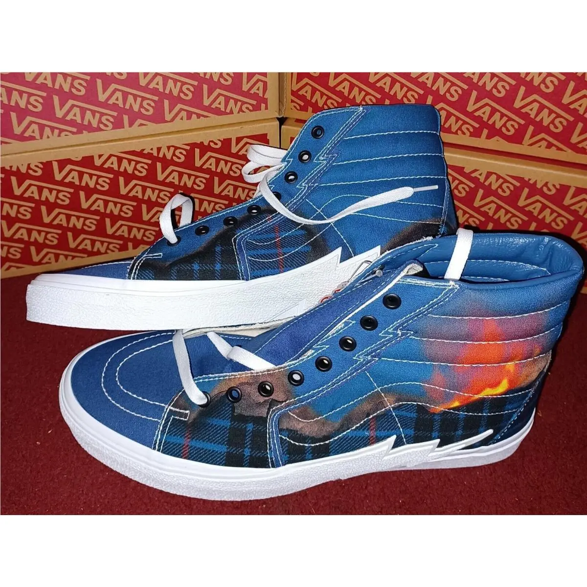 Vans shoes - VANS SK8-HI Bolt - Bolt - VN0A5JIV1P4 - Blue 10