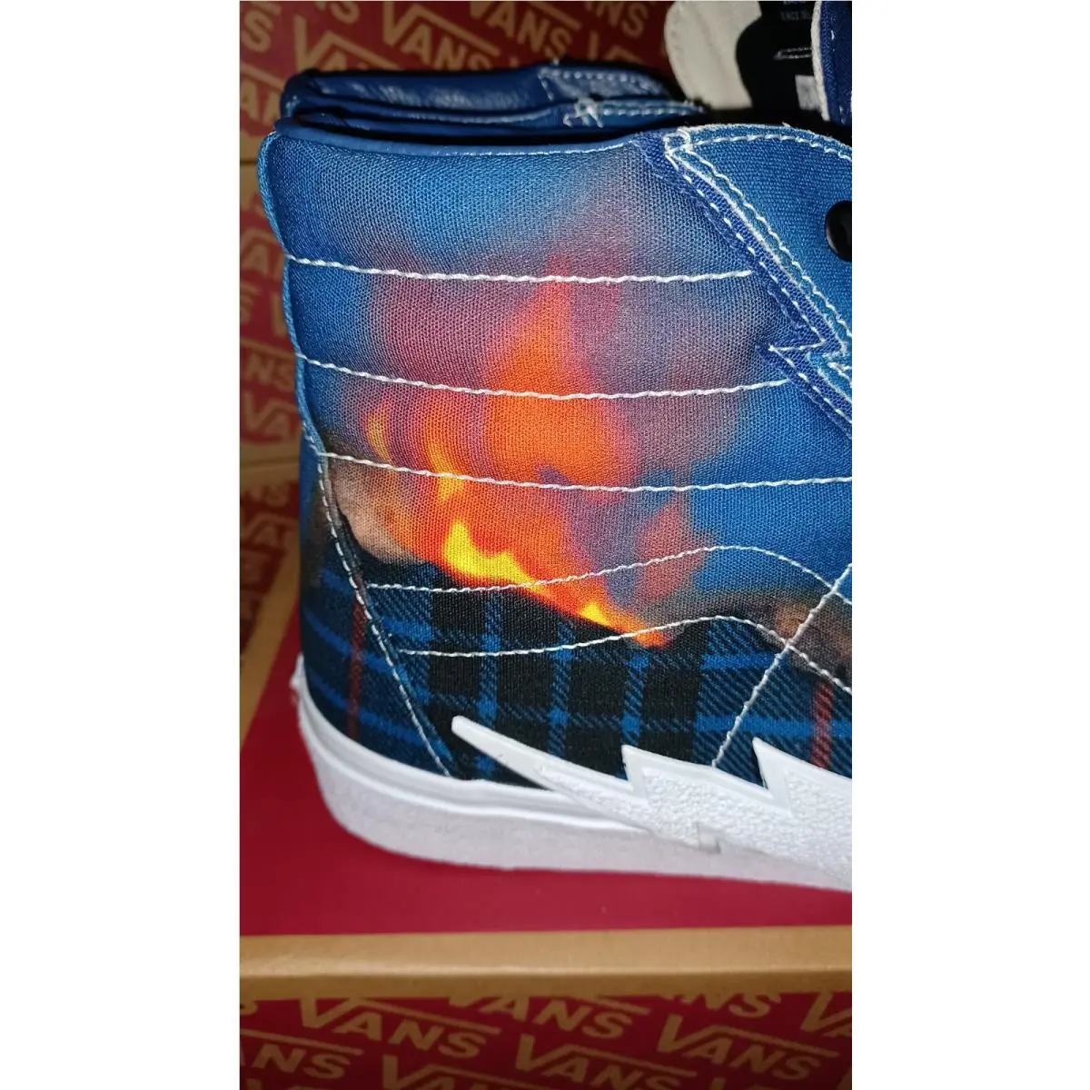 Vans shoes - VANS SK8-HI Bolt - Bolt - VN0A5JIV1P4 - Blue 4