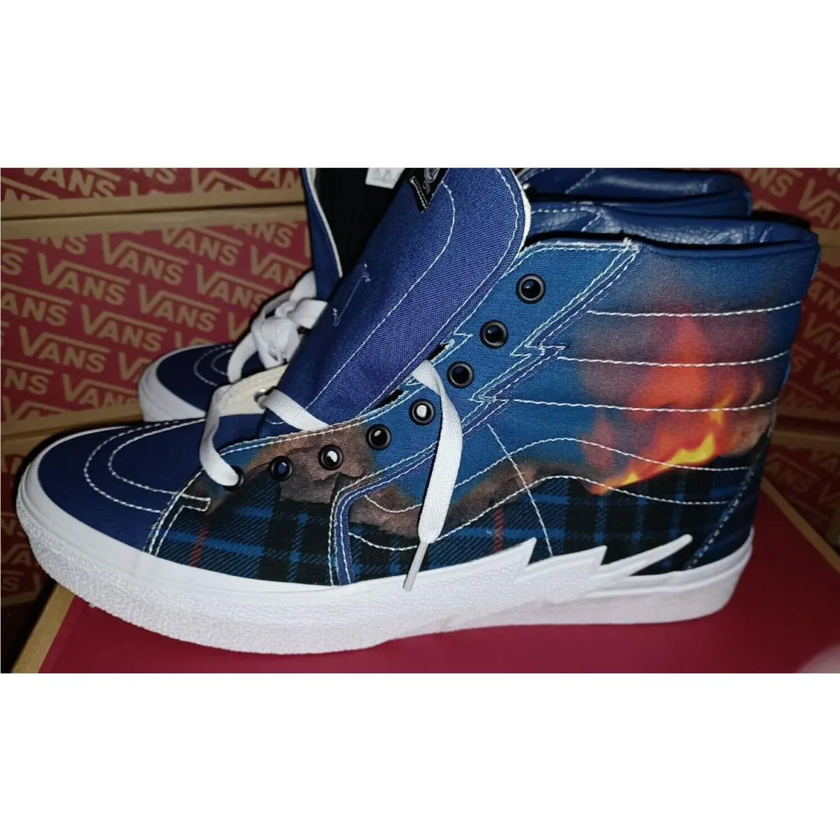 Vans shoes - VANS SK8-HI Bolt - Bolt - VN0A5JIV1P4 - Blue 5