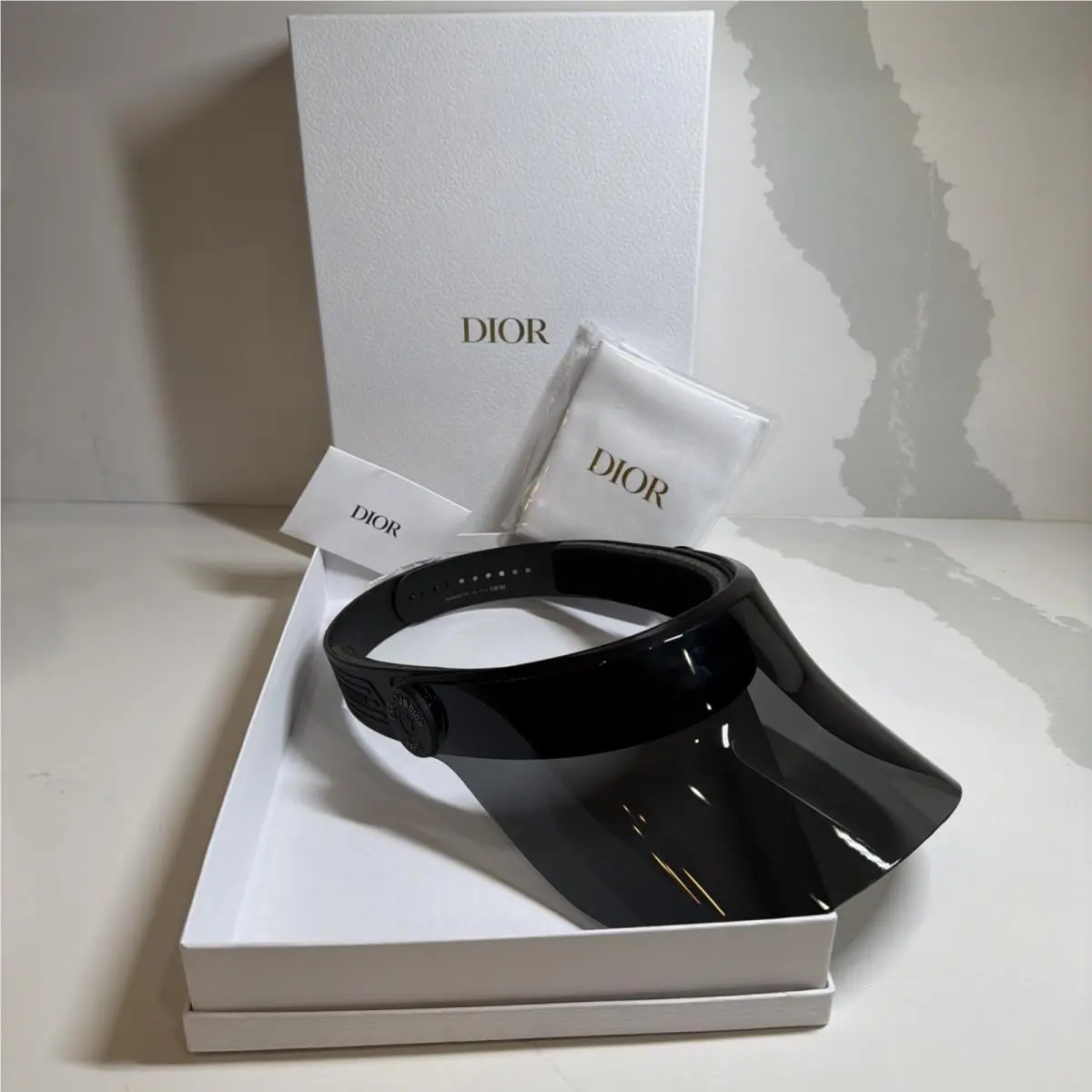 Dior Visor Diorpacific V1U 11A Black Women Sunglasses Dior W/box
