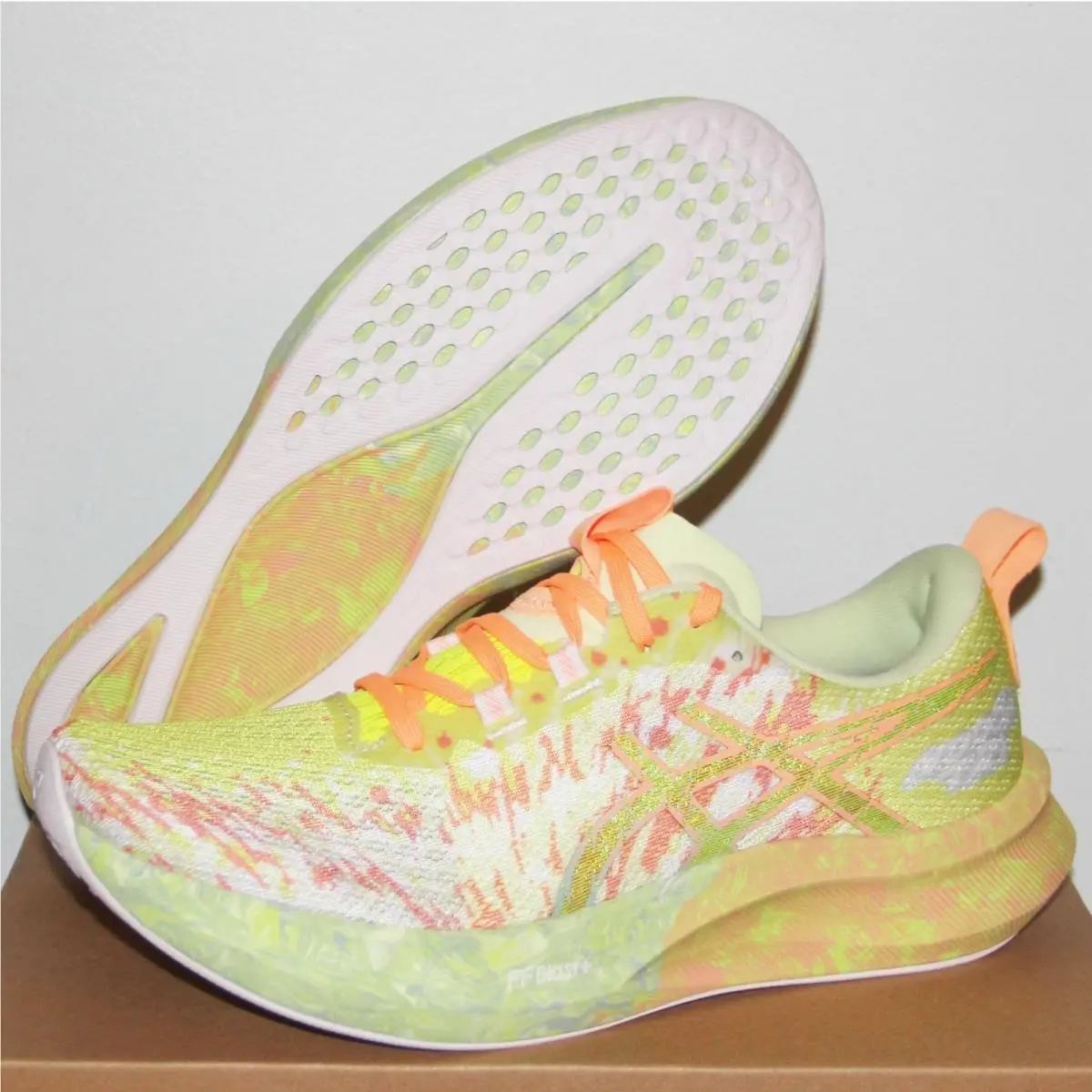 Asics Noosa Tri 16 Running Shoes Men 8 Cool Matcha Marbled 101B872-750 Triathlon