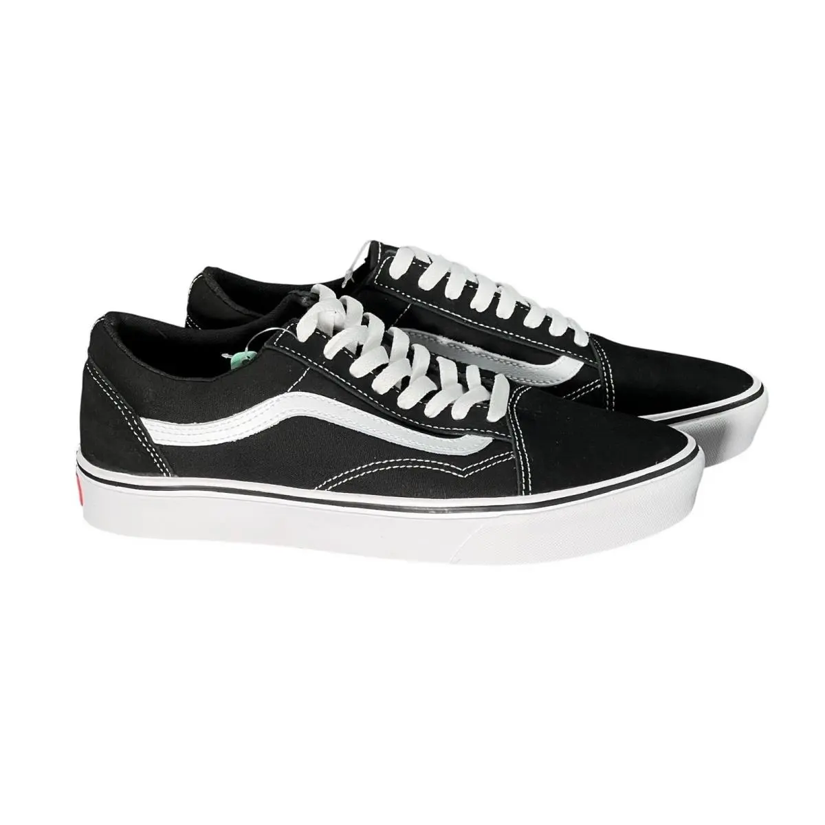 Vans Comfycush Old Skool Men`s 9.5 Black White Skate Shoes VN0A3WMAVNE