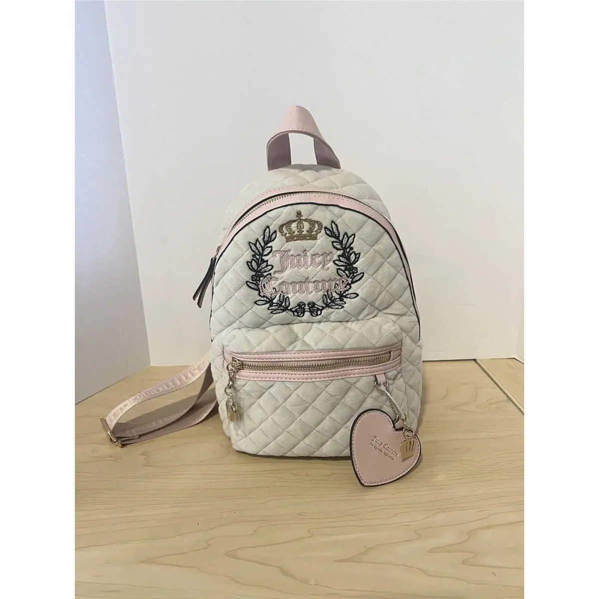 Crystal / Pink Clay Royal Moment Medium Backback by Juicy Couture
