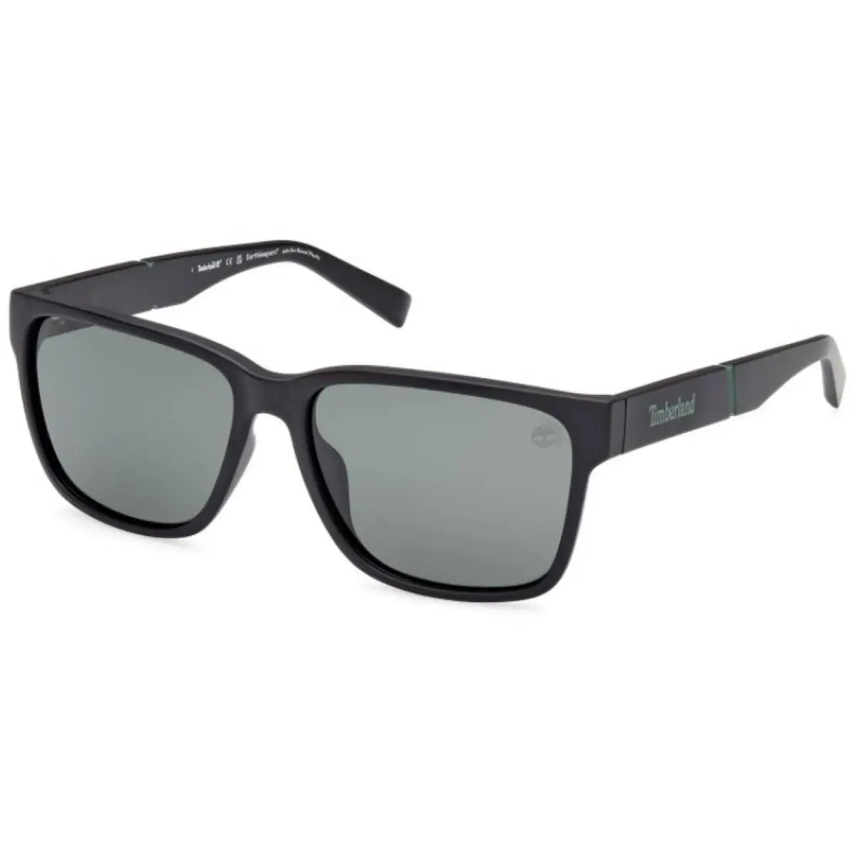 Timberland Men`s Sunglasses Matte Black Square Full Rim Frame TB9335 H 5902R