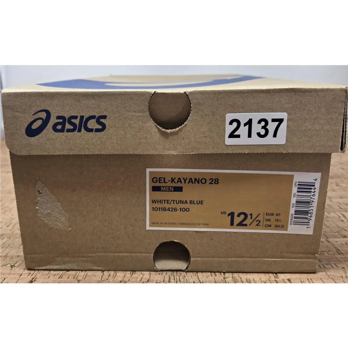 Asics shoes - ASICS GEL-Kayano - 1011B426-100 - White Blue 11