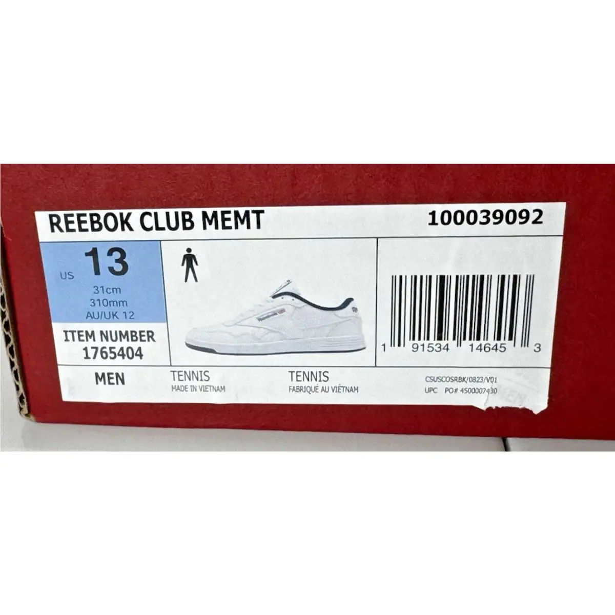 Reebok shoes - Reebok Classic Club - Classic Club - V67513 - White 1