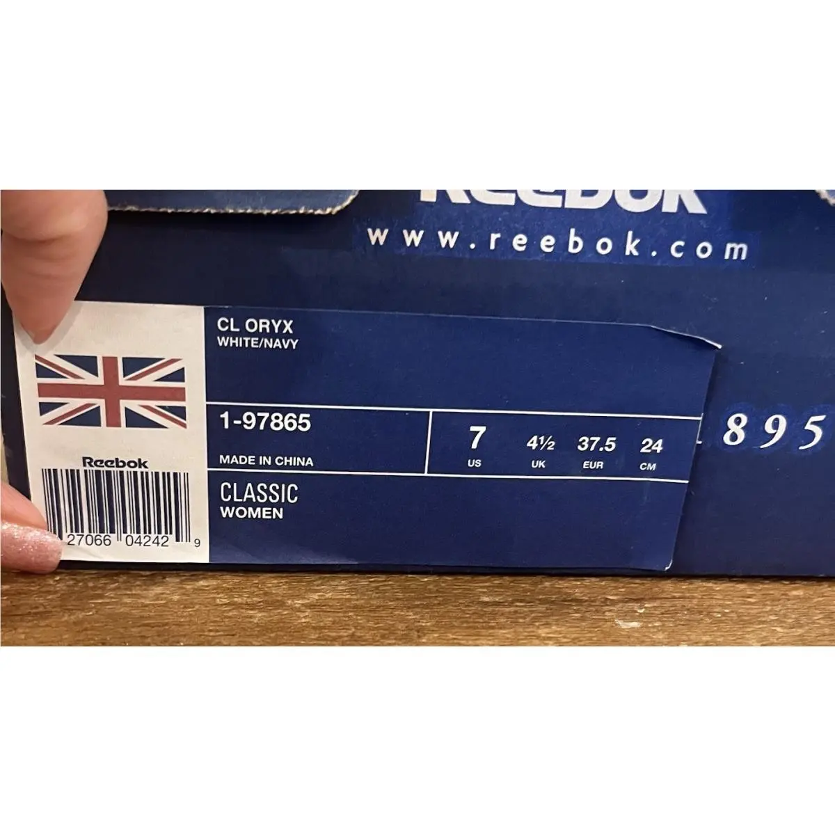 Reebok shoes - Oryx - Oryx - 1-97865 - White, Navy 14