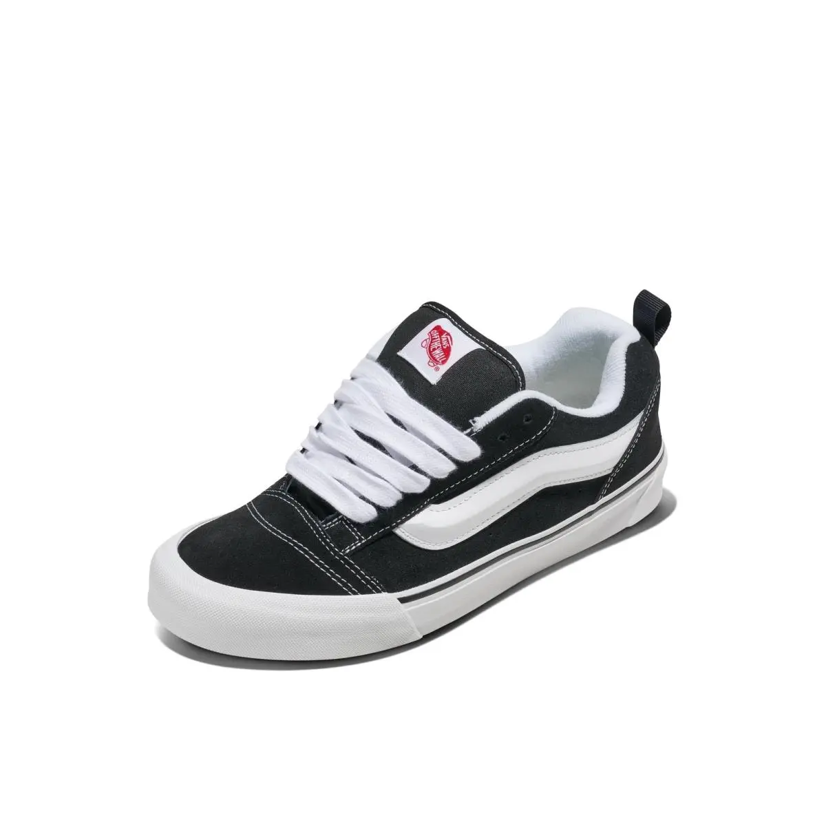 Vans Unisex Knu Skool Shoe - `90s Retro 9.5 Women/8 Men Black/true White