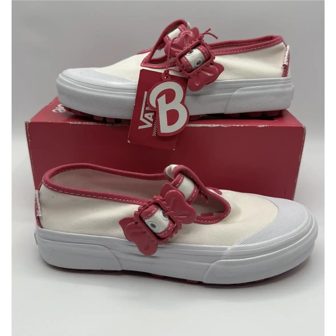 Vans X Barbie Style 93 DX Shoe White/pink US Women’s Size 5.5