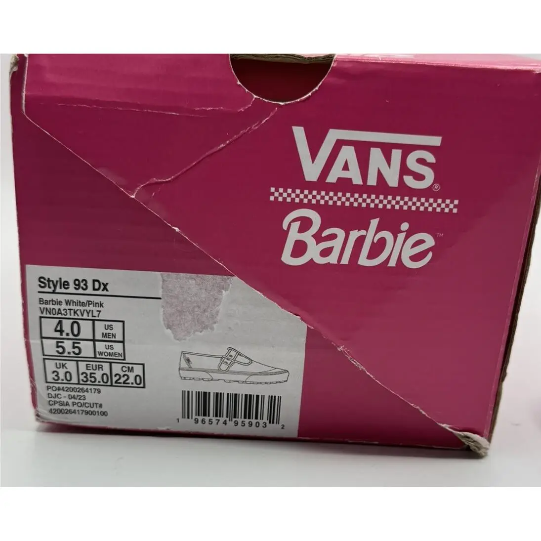 Vans shoes - VANS BARBIE STYLE 93 DX - Pink 8
