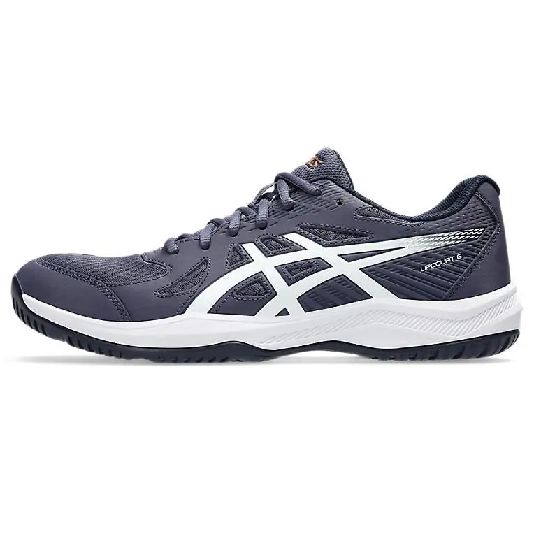 Asics Men`s Upcourt 6 Volleyball Shoes in Indigo Fog/white Size 12