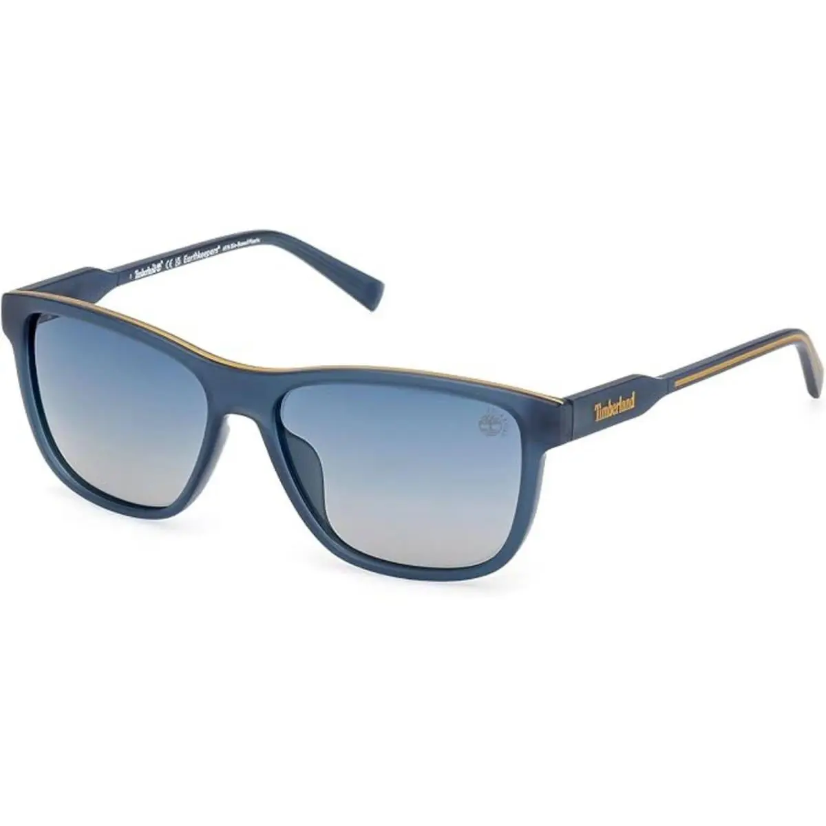 Timberland Men`s Sunglasses Matte Blue Square Full Rim Frame TB00052-H 5691D