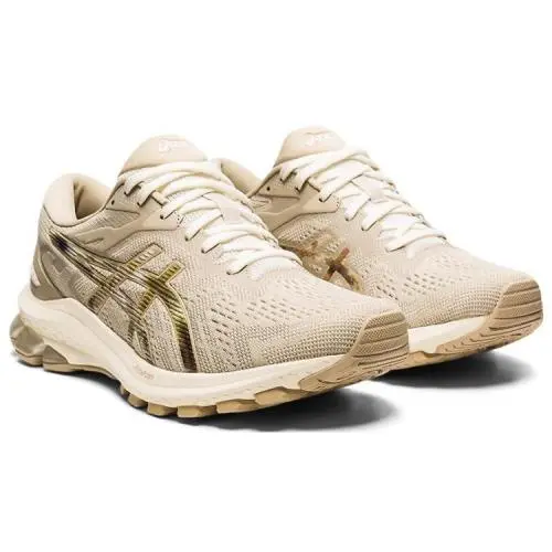 Asics GT-1000 10 Women`s Running Shoes Cream/putty Size 8 M