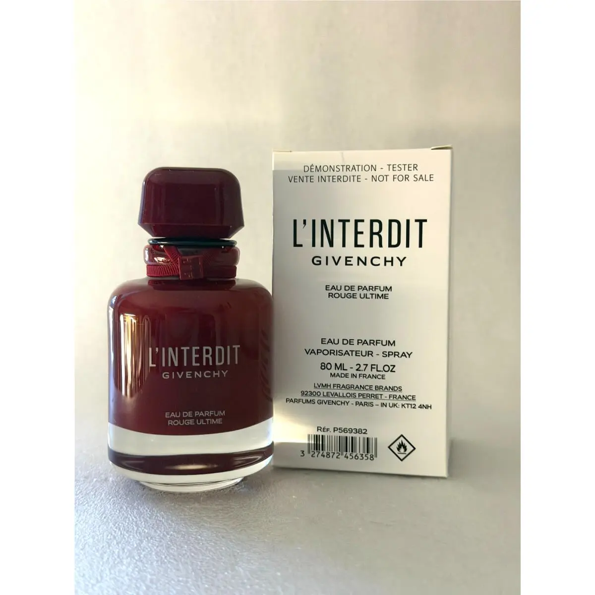 L`interdit 2.7 oz Eau De Parfum Rouge Ultime Spray Sample by Givenchy