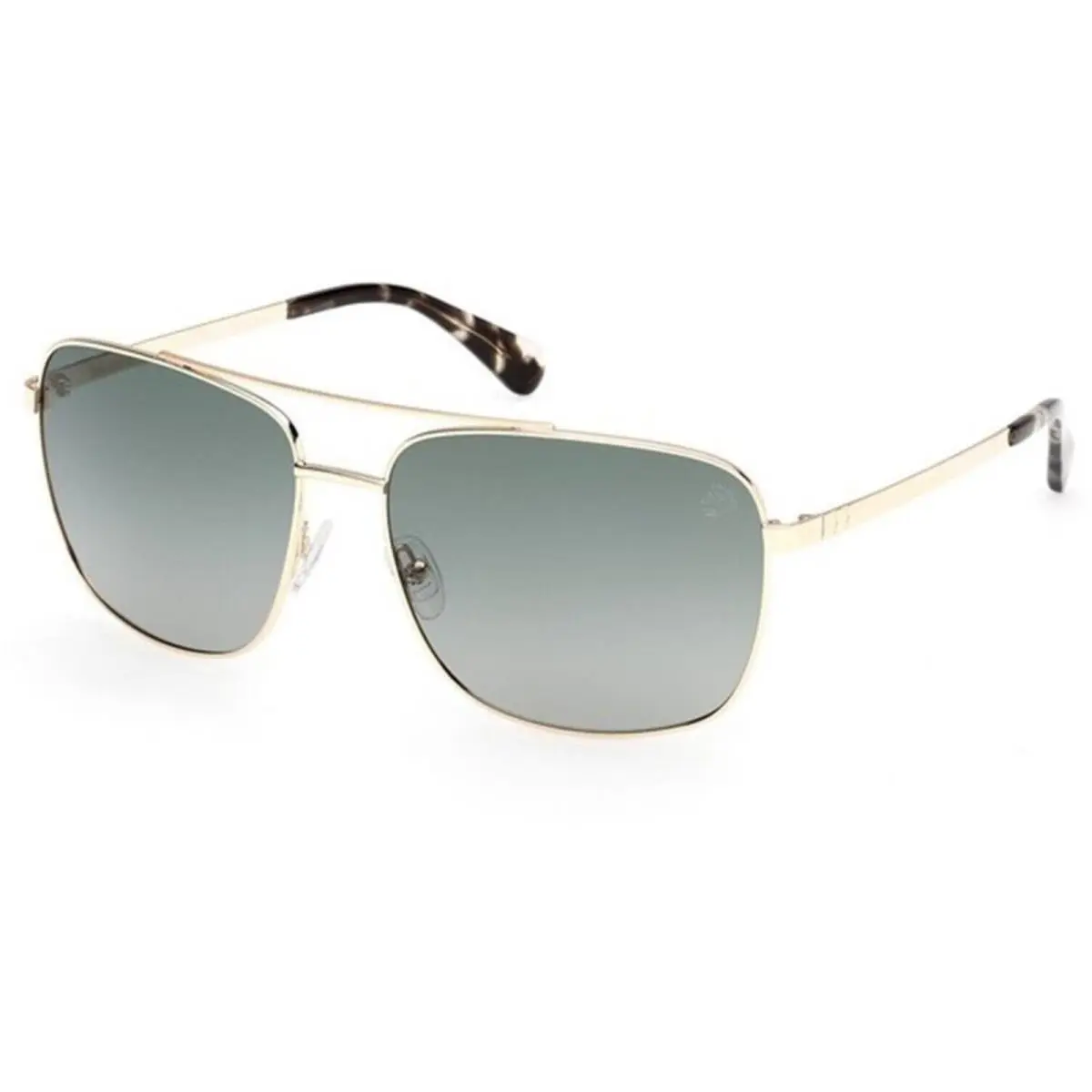 Timberland Men`s Sunglasses Gold Metal Navigator Full Rim Frame TB00044 6532R