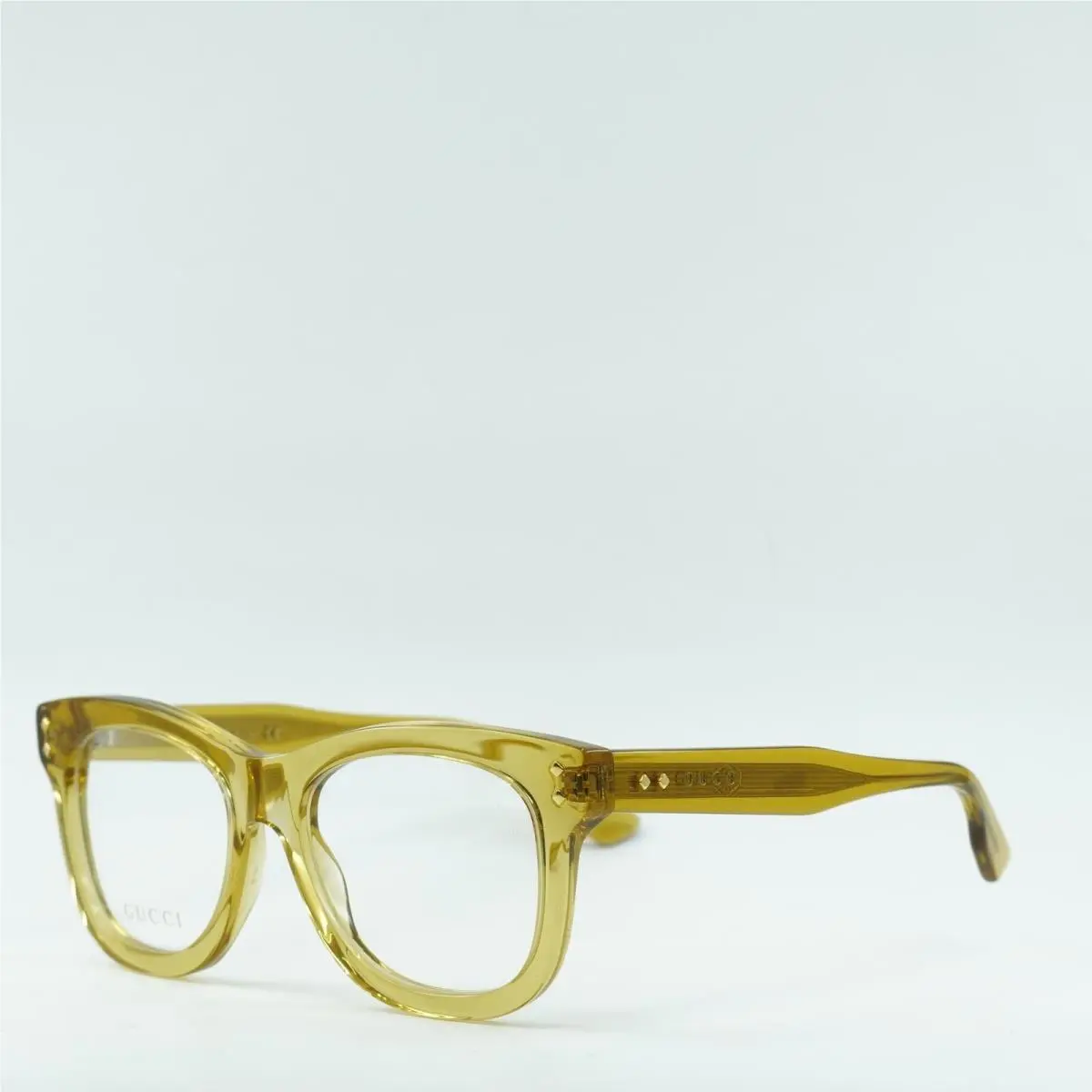 GG1086O 006 Transparent Yellow 53mm Eyeglasses by Gucci