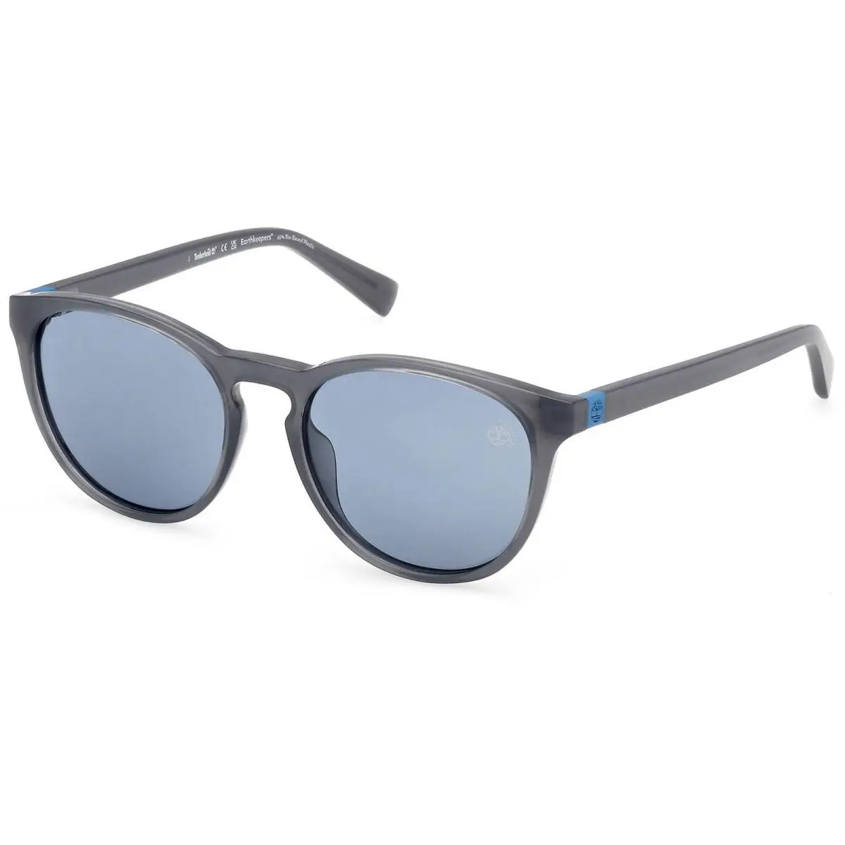 Timberland Kid`s Sunglasses Grey/other Acetate Round Full Rim TB00049 5120D