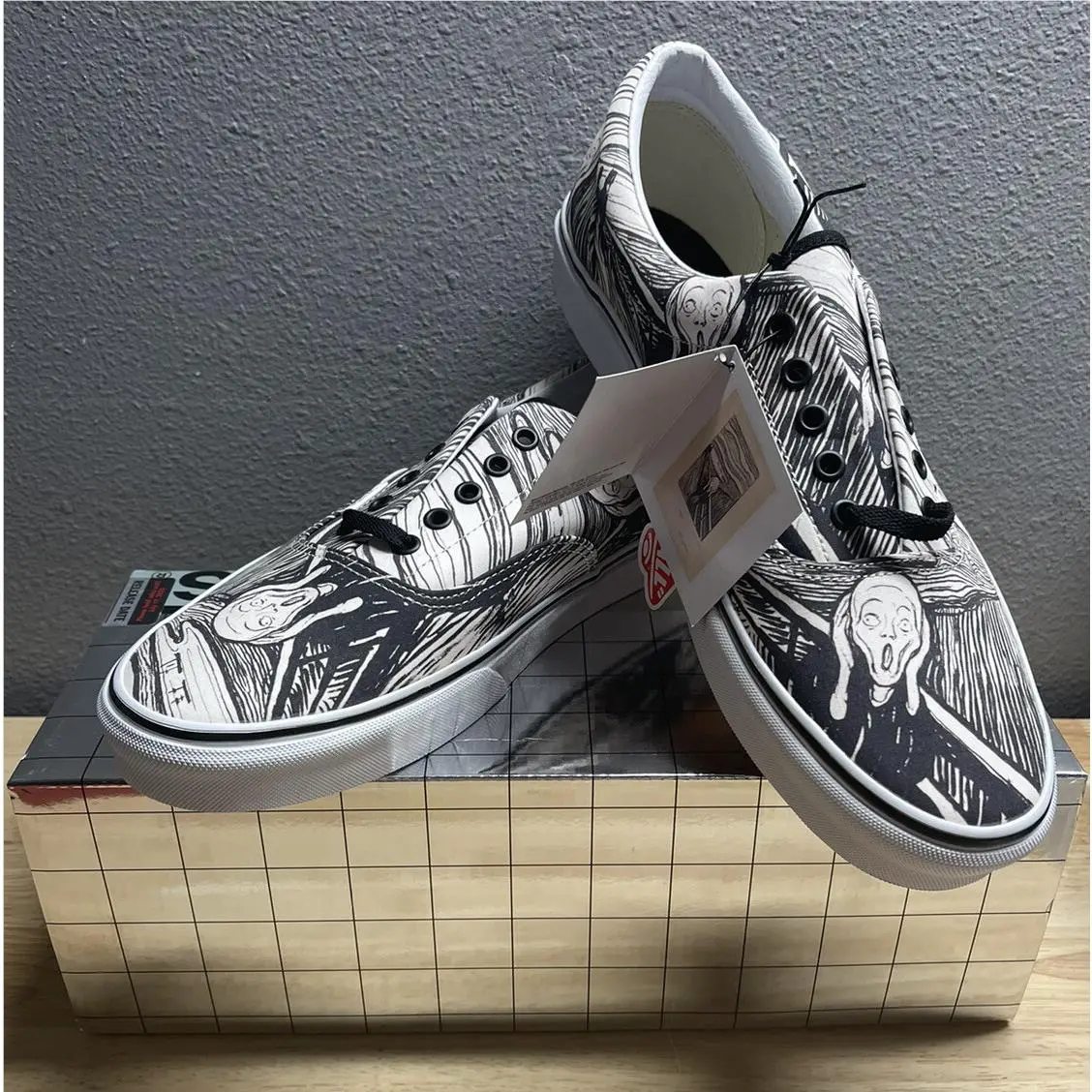 Vans x Moma The Scream Edvard Munch Era Men`s SZ 13