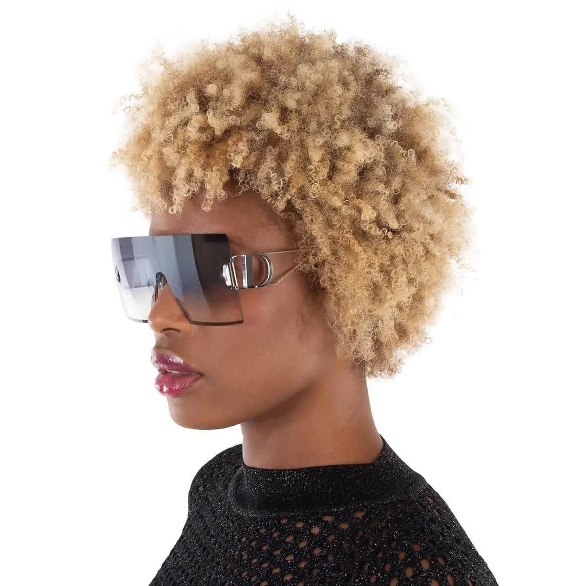 Dior 30MONTAIGNE M1U Grey Mirror Shield Ladies Sunglasses CD40102U 16C 143