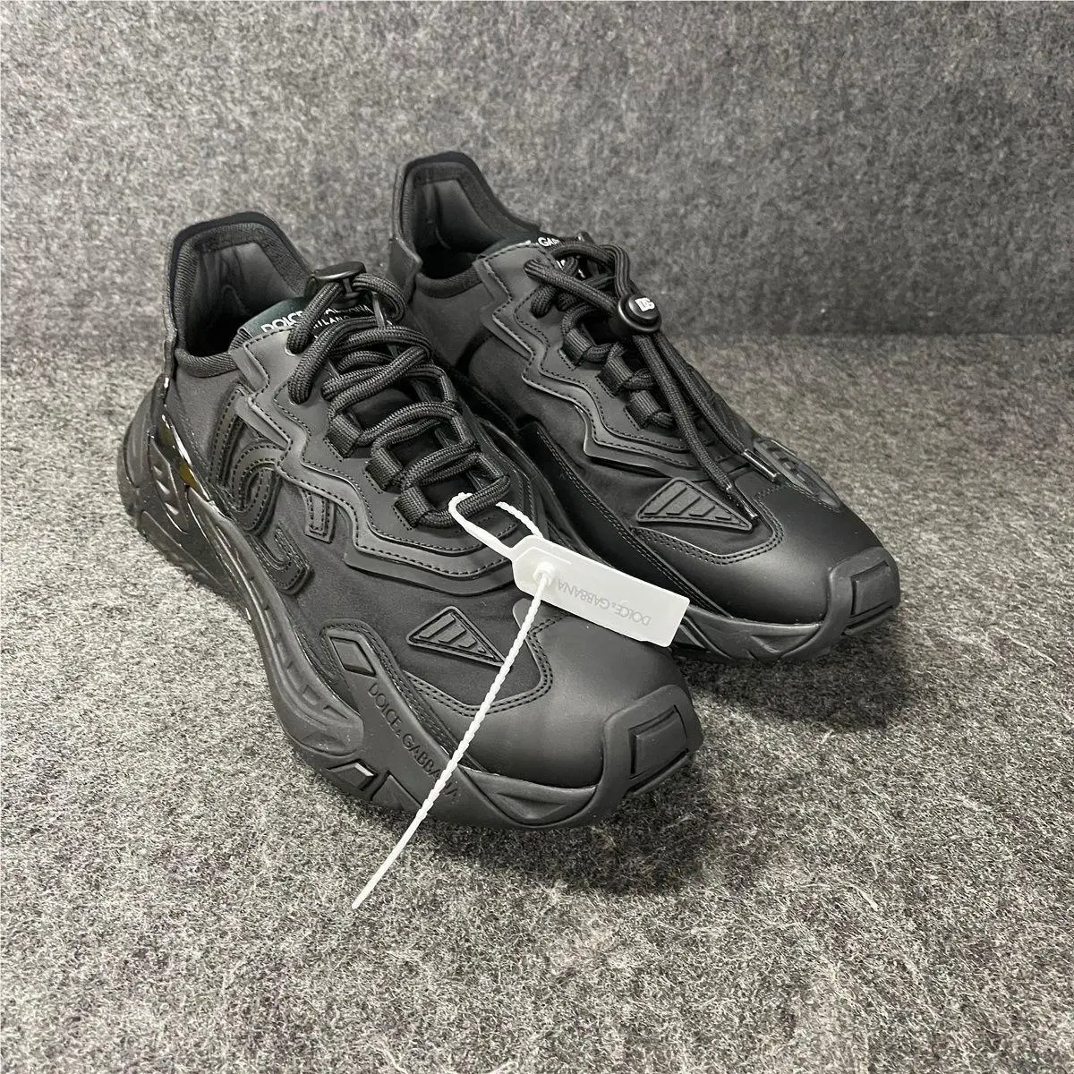 Dolce Gabbana Day Faster Viscose Fabric Sneaker Men`s Size 41/US 8