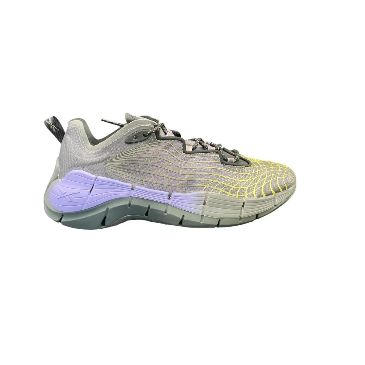 Reebok Men Running Sneaker FX9338 Zig Kinetica II Trek Grey Mesh Size 9.5 M
