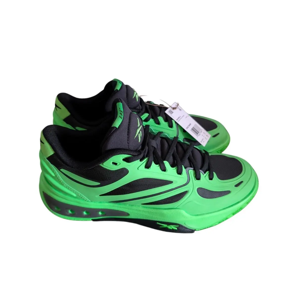 Reebok Engine A Solar Lime Basketball Shoes Men`s 10 Women`s 11.5