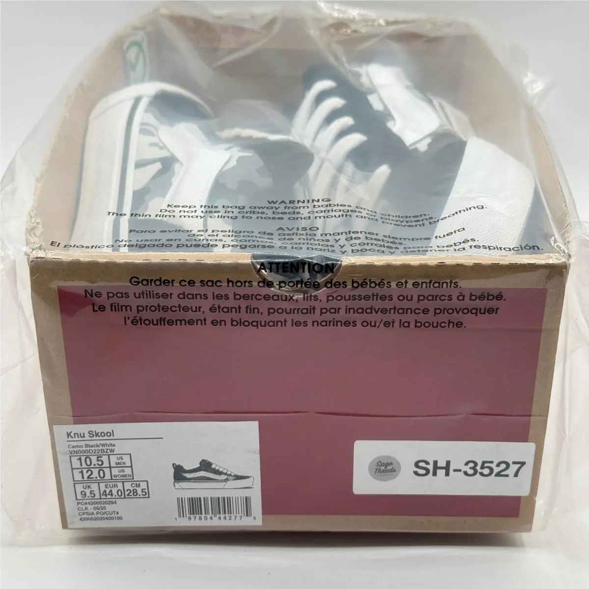 Vans shoes - VANS Knu Skool - Knu Skool - VN000D22BZW - Multicolor (UPC: 197804442706) 0