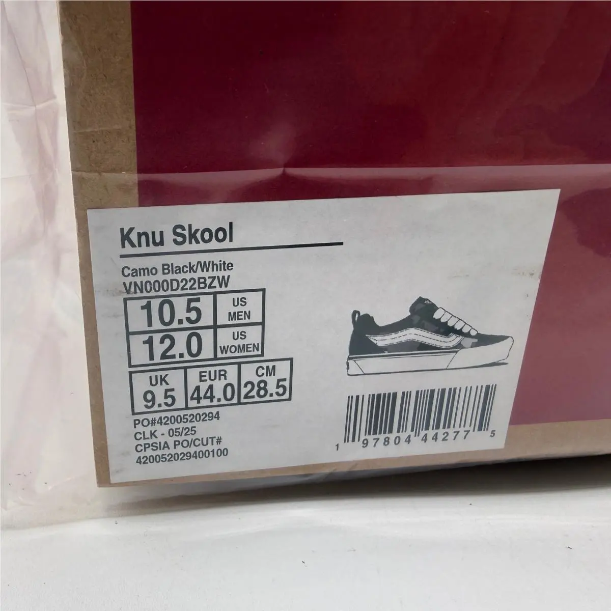 Vans shoes - VANS Knu Skool - Knu Skool - VN000D22BZW - Multicolor (UPC: 197804442706) 9