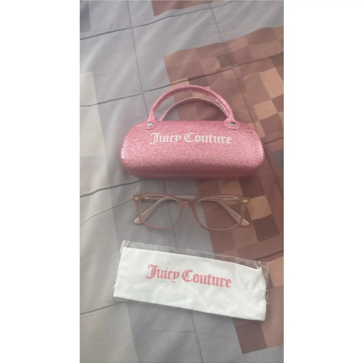 Kids Pink Glasses with Case by Juicy Couture