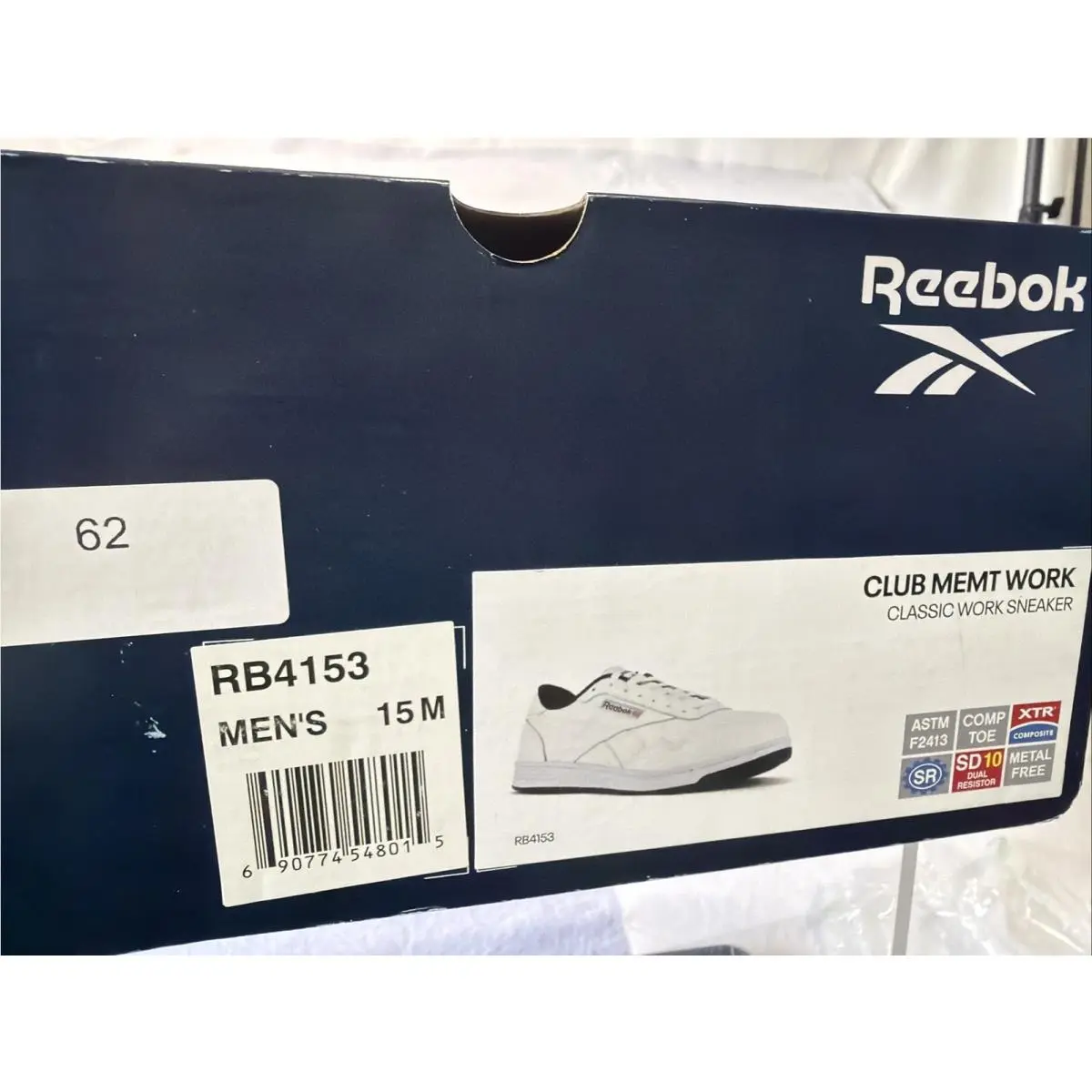 Reebok shoes - Reebok Club MEMT - Club MEMT - V67380 - White, Manufacturer: White (UPC: 0690774548015) 6