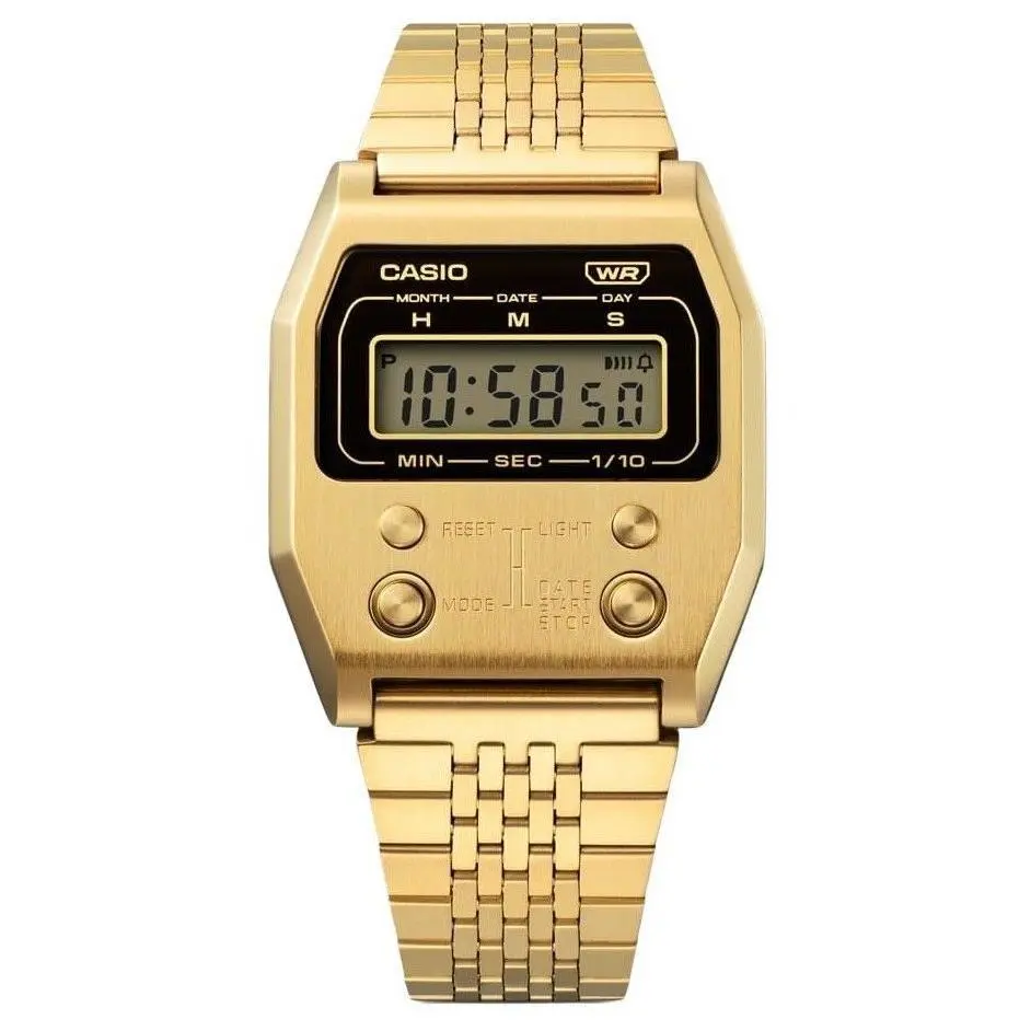 Casio Vintage Digital Stainless Steel Casual Quartz A1100G-5 Unisex Watch
