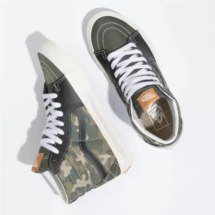 Vans shoes - VANS Sk8-Hi Mixed Utility Camo Sneakers - Multicolor, Exterior: Multicolor 14