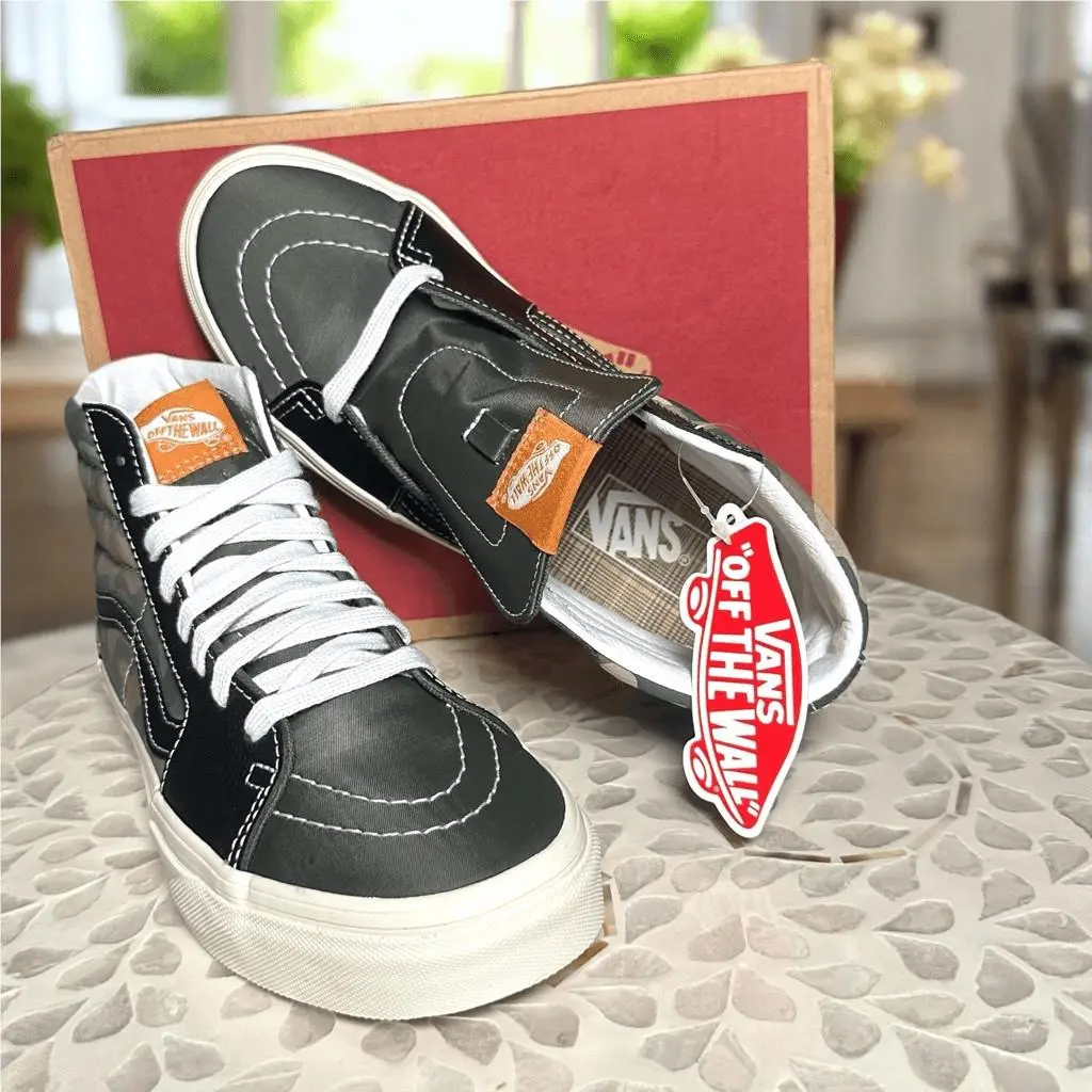 Vans shoes - VANS Sk8-Hi Mixed Utility Camo Sneakers - Multicolor, Exterior: Multicolor 0