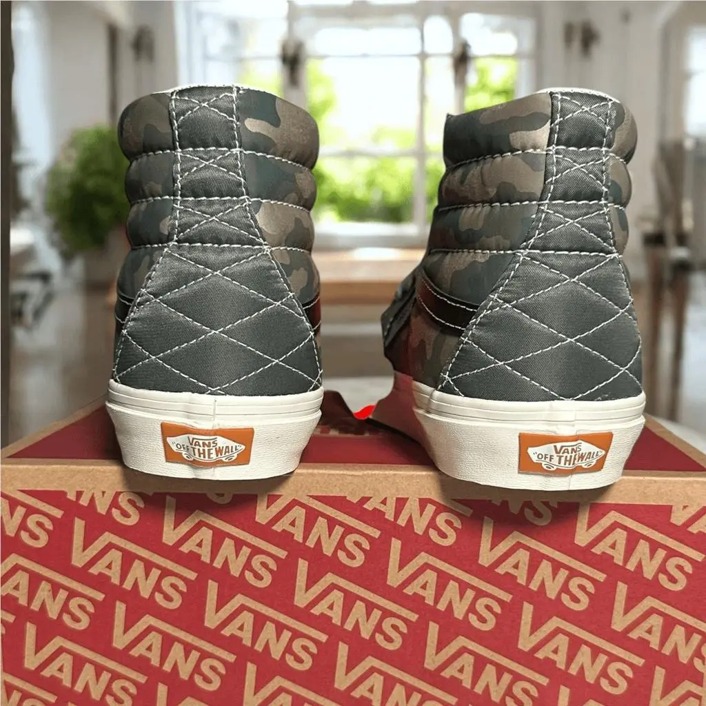 Vans shoes - VANS Sk8-Hi Mixed Utility Camo Sneakers - Multicolor, Exterior: Multicolor 8