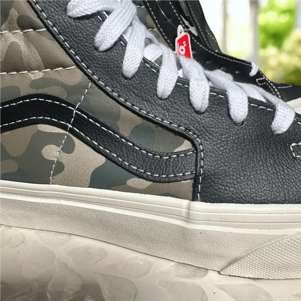 Vans shoes - VANS Sk8-Hi Mixed Utility Camo Sneakers - Multicolor, Exterior: Multicolor 5