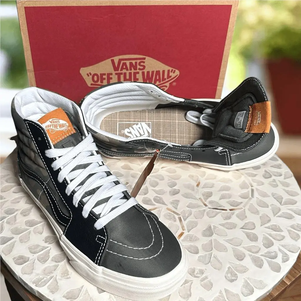 Vans shoes - VANS Sk8-Hi Mixed Utility Camo Sneakers - Multicolor, Exterior: Multicolor 6