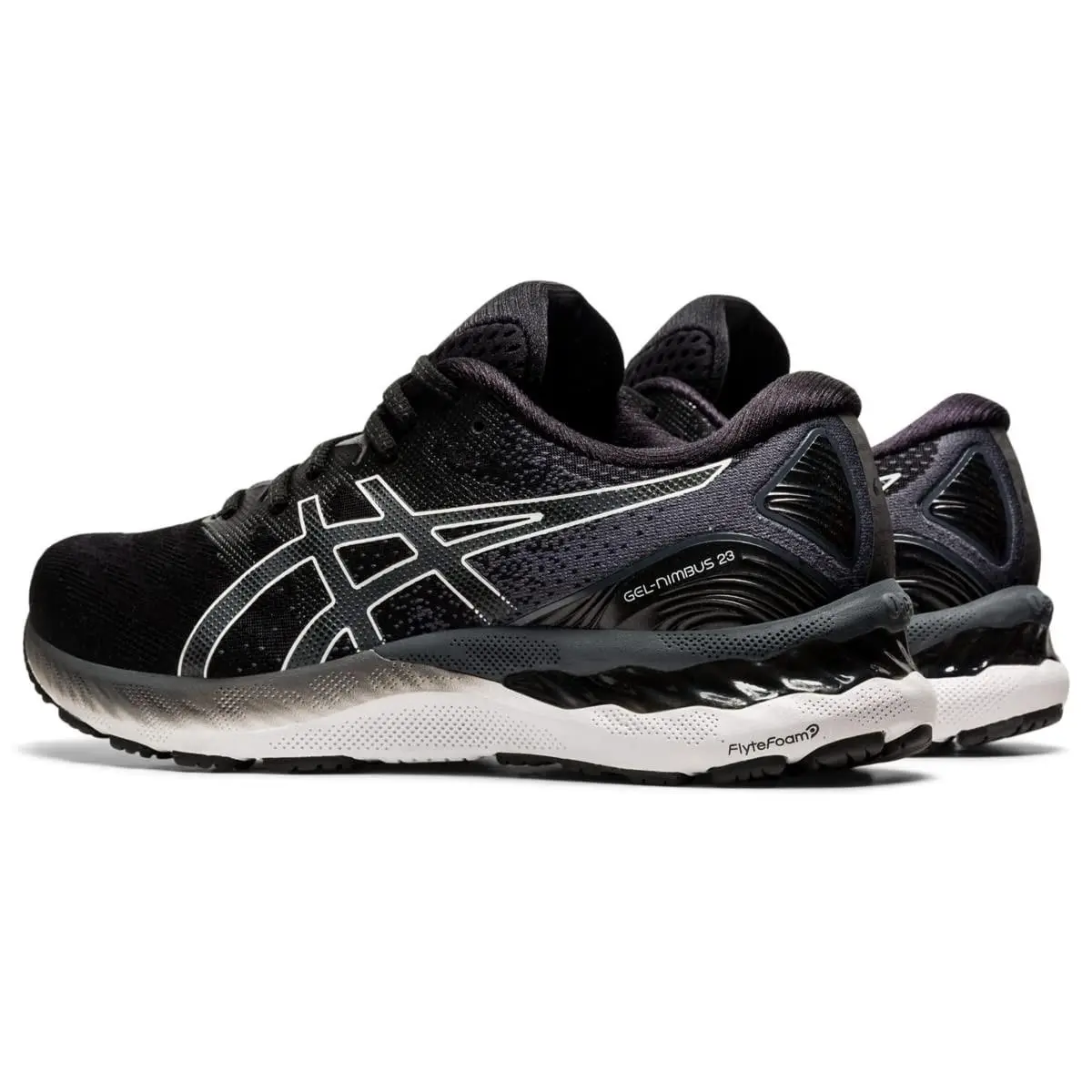 Asics shoes - ASICS Gel-Nimbus(R) 23 - 1011B005001 - Black/White 2