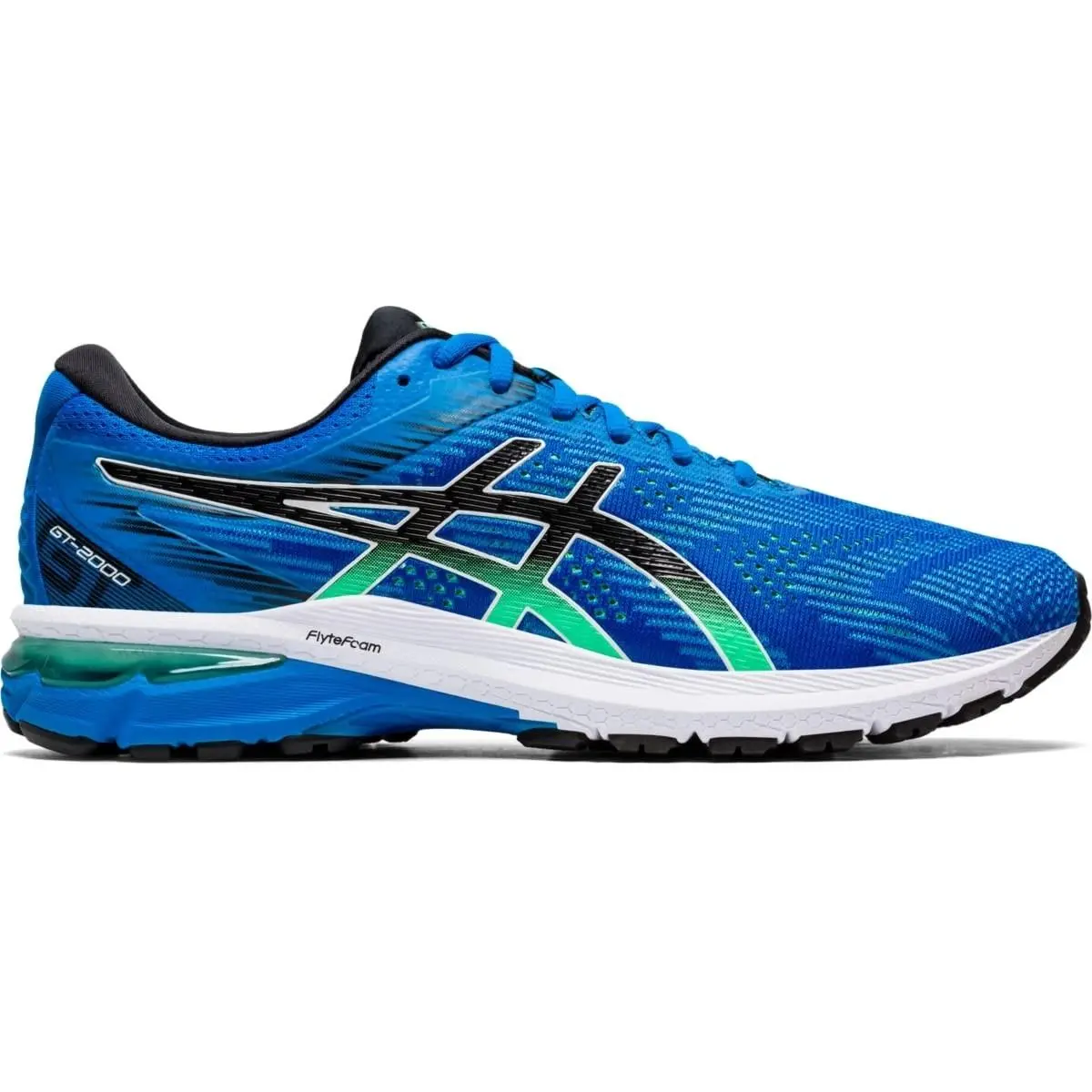 Asics Women`s GT 2000 8 Running Shoes 9 US Electric Blue/black Rare Color