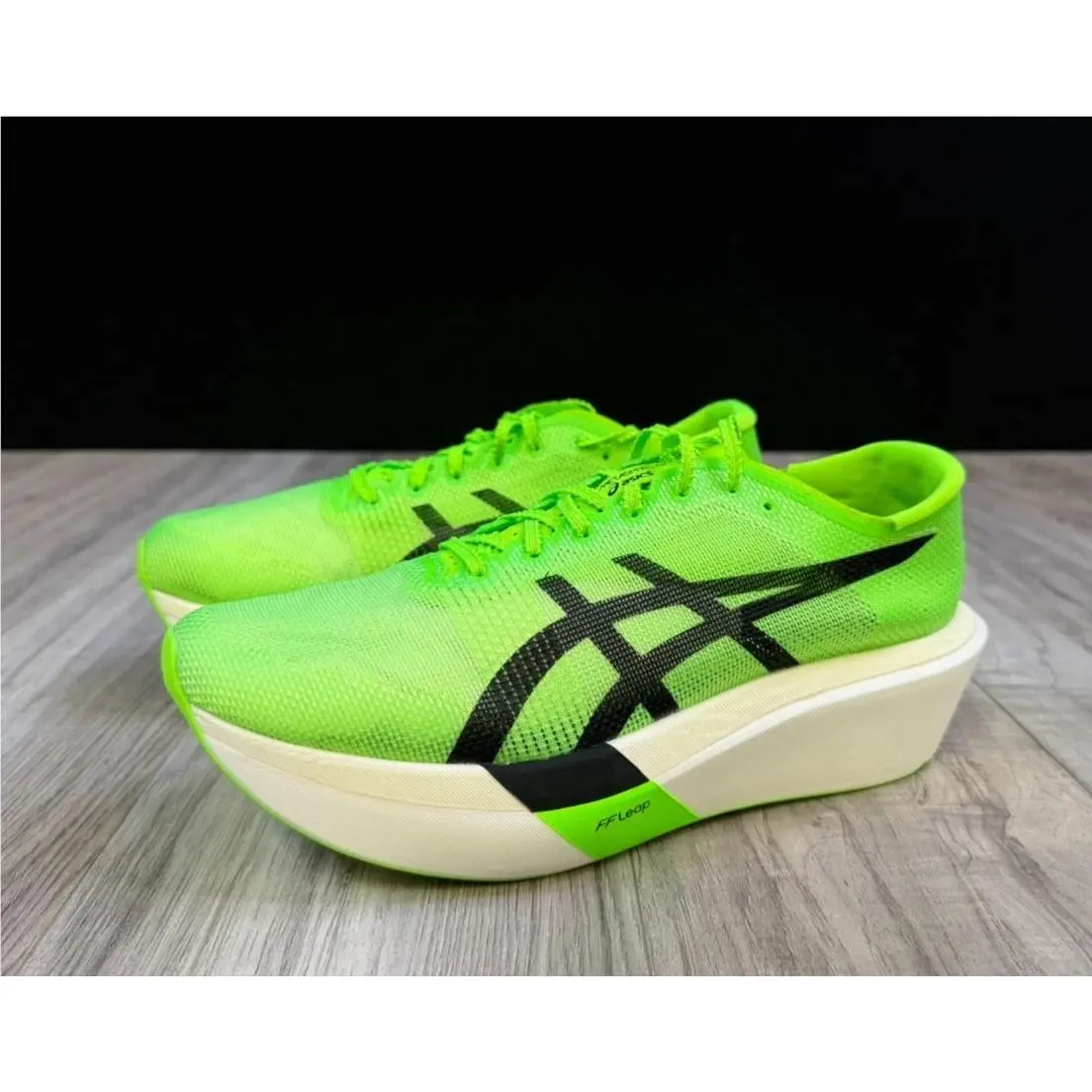 Asics Metaspeed Sky Tokyo Green Gecko Black Racing Shoes 1013A162-300 Mens 8.5