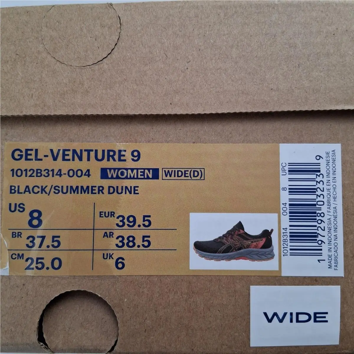 Asics shoes - GEL-Venture 9 - Black 10