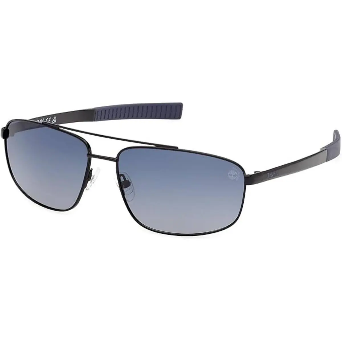 Timberland Men`s Sunglasses Matte Black Metal Pilot Full Rim Frame TB00061 6202D