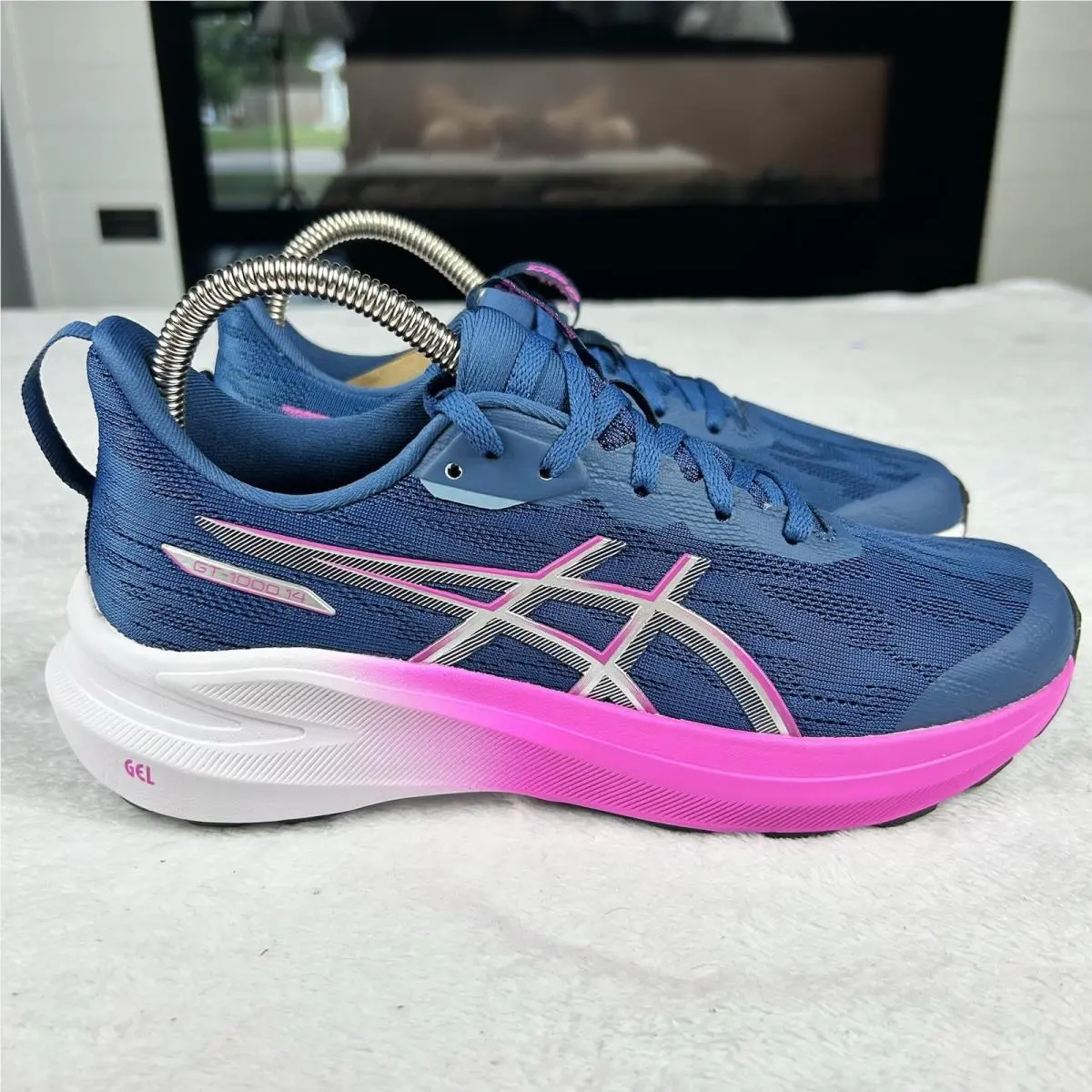 Asics shoes - GT-1000 14 GS - 1014A382-402 - Twilight Blue, Digital Sakura (UPC: 0199023138934) 8