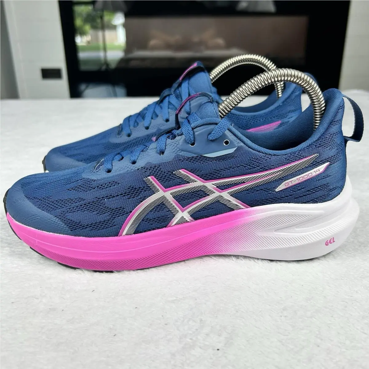 Asics shoes - GT-1000 14 GS - 1014A382-402 - Twilight Blue, Digital Sakura (UPC: 0199023138934) 1
