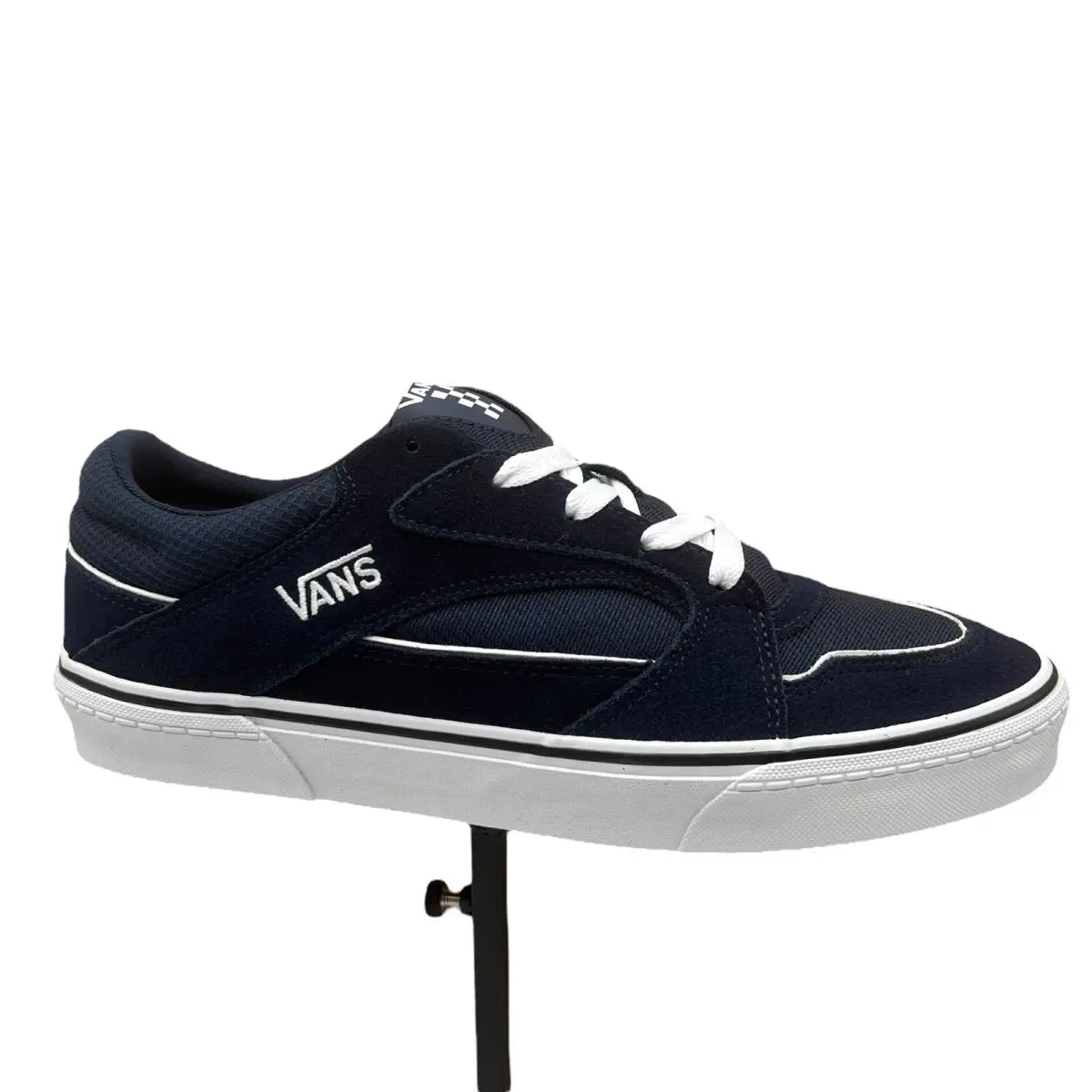 Vans Mens Colson Retro Throwback Suede Sneaker Size 11 Navy Blue-white Low Top
