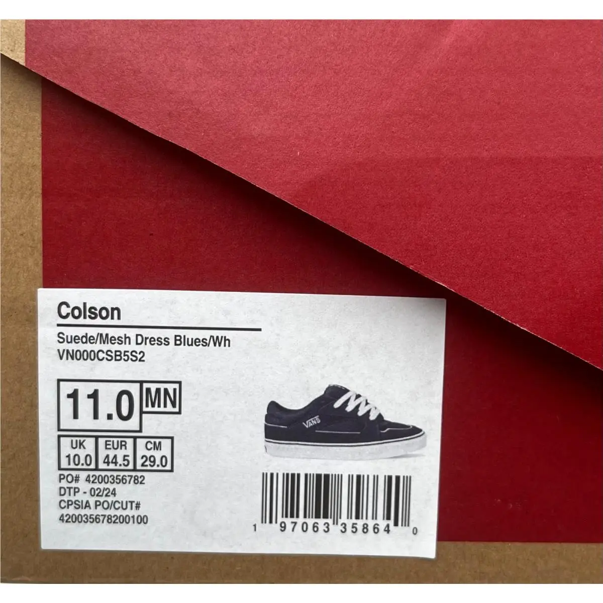 Vans shoes - Colson - Colson - Blue (UPC: 197063358640) 8